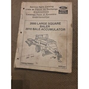 New Holland 2000 Large Square Baler 2010 Bale Accumulator Service Parts Catalog